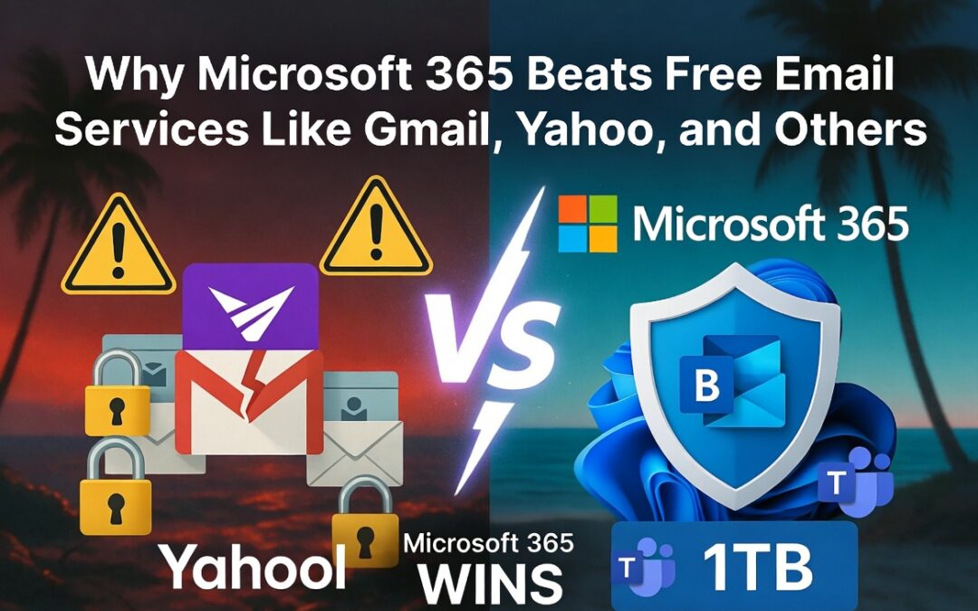 Why Microsoft 365 Beats Free Email Services Like Gmail, Yahoo, and Others