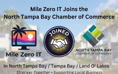 Mile Zero IT Joins the North Tampa Bay Chamber of Commerce